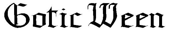 Gotic Ween字体