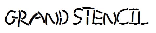 Grand Stencil字体