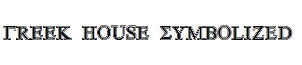 Greek House Symbolized字体