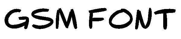 GSM Font字体