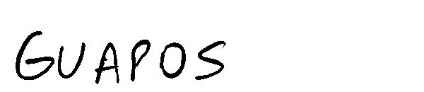 Guapos字体