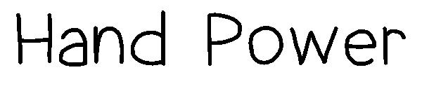 Hand Power字体