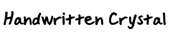 Handwritten Crystal字体