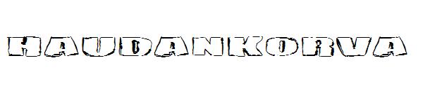 Haudankorva字体