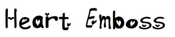 Heart Emboss字体