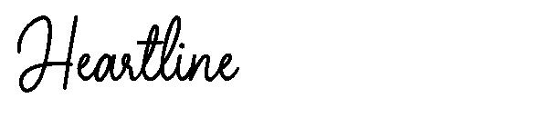 Heartline字体