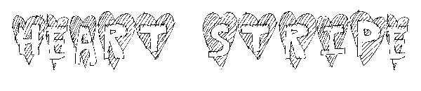 Heart Stripe字体