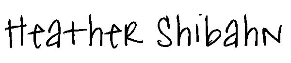Heather Shibahn字体