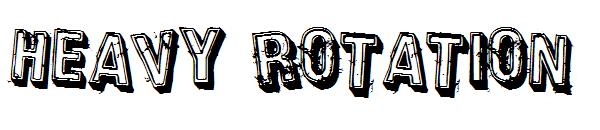 Heavy Rotation字体