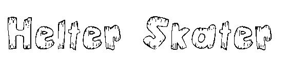 Helter Skater字体