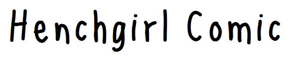 Henchgirl Comic字体