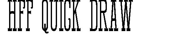 HFF Quick Draw字体