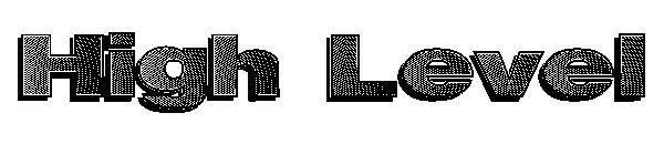 High Level字体