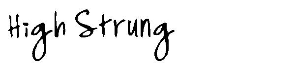 High Strung字体