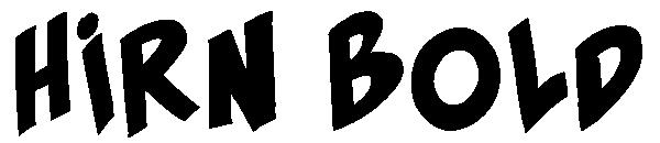 Hirn Bold字体