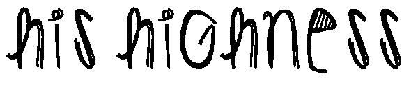 His Highness字体