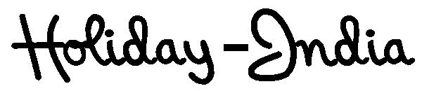 Holiday-India字体