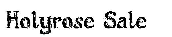 Holyrose Sale字体