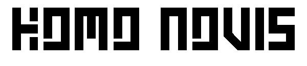 Homo Novis字体