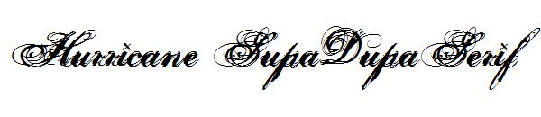 Hurricane SupaDupaSerif字体