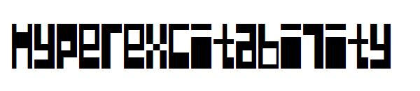 Hyperexcitability字体