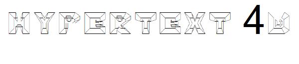 Hypertext 4D字体