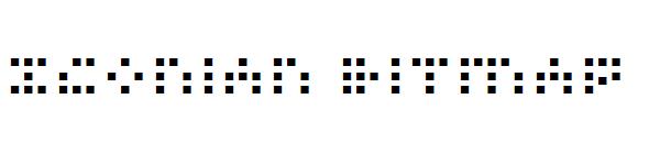 Iconian Bitmap字体