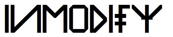 Inmodify字体