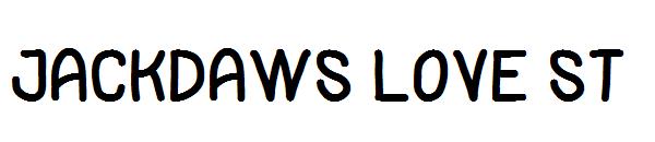 Jackdaws Love St字体