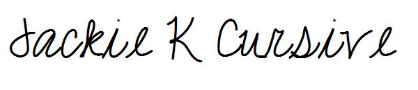 Jackie K Cursive字体