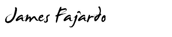 James Fajardo字体
