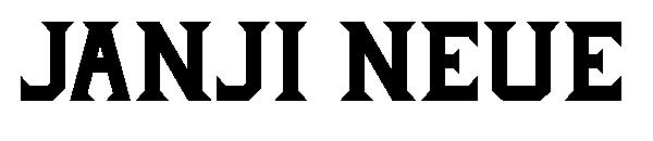 Janji Neue字体
