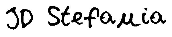 JD Stefania字体