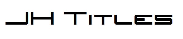 JH Titles字体