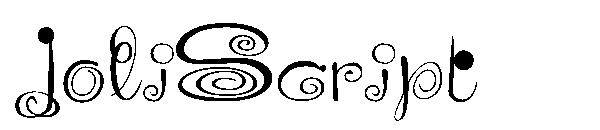 JoliScript字体