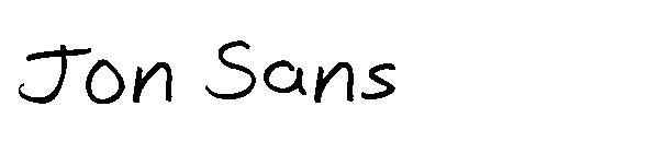Jon Sans字体