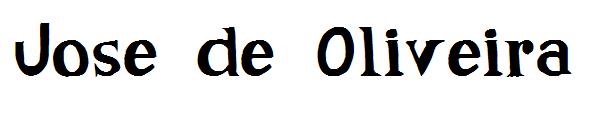 Jose de Oliveira字体