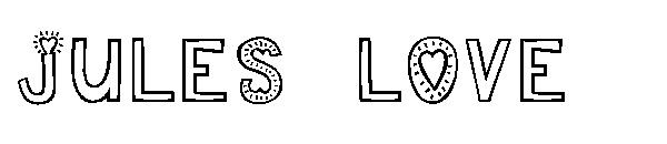 Jules Love字体