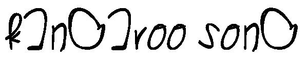 Kangaroo Song字体