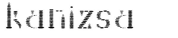 Kanizsa字体