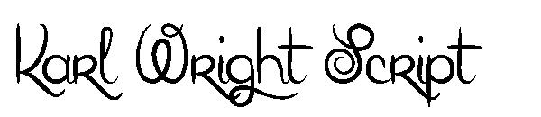 Karl Wright Script字体