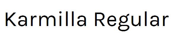 Karmilla Regular字体