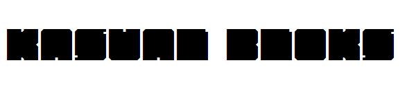 Kasual Bloks字体