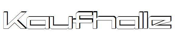 Kaufhalle字体
