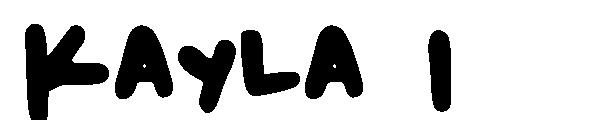 Kayla 1字体