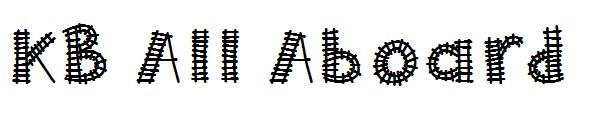 KB All Aboard字体