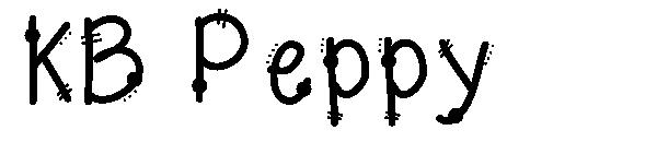KB Peppy字体