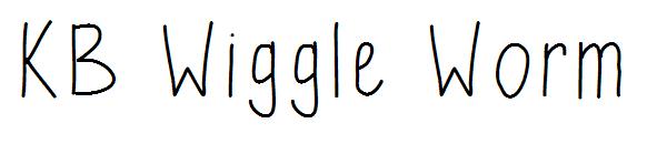 KB Wiggle Worm字体