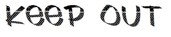 Keep Out字体