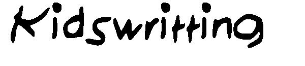 Kidswritting字体